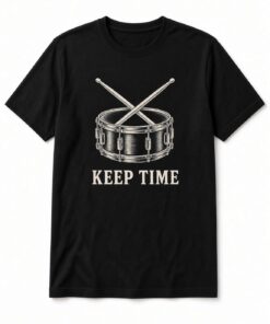 Keep Time Snare Drum Unisex T-Shirt