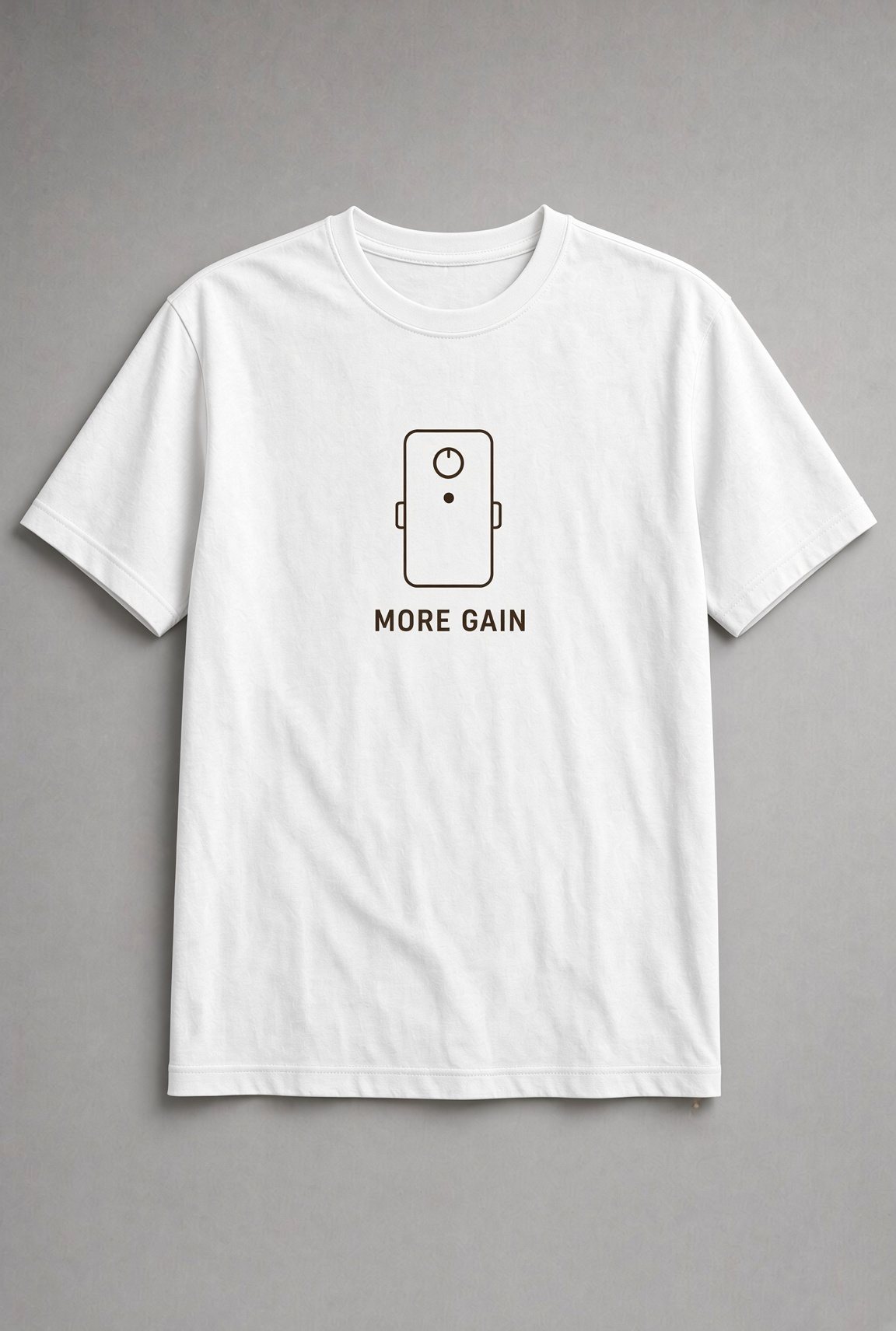 More Gain Guitar Pedal Unisex T-Shirt - Image 2