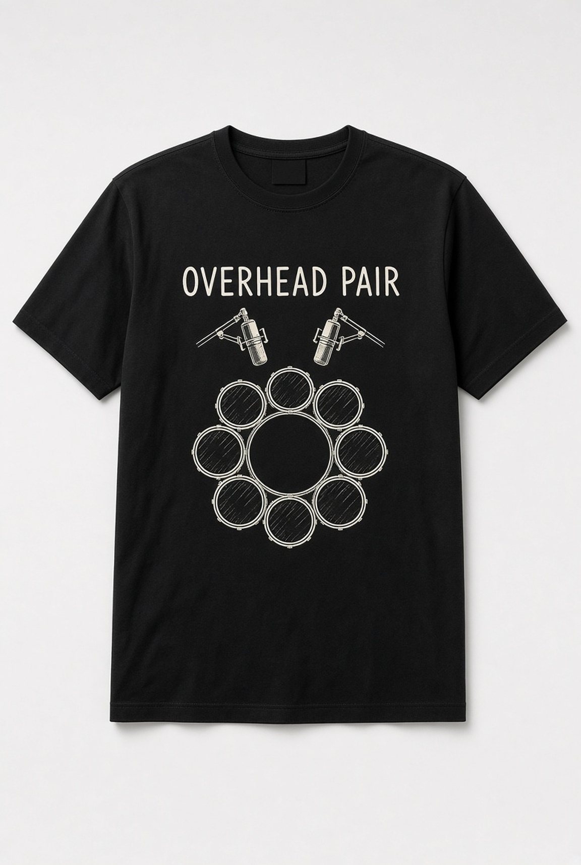 Overhead Pair Drum Kit Mics Unisex T-Shirt