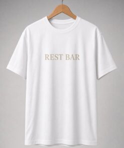 Alternative view of Rest Bar Minimalist Music Unisex T-Shirt