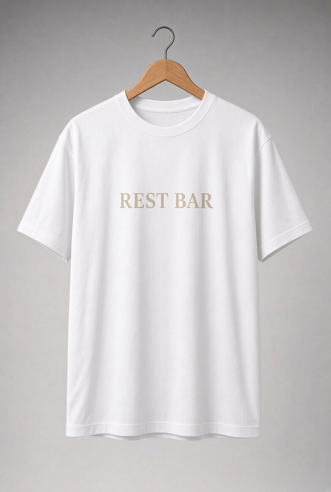 Rest Bar Minimalist Music Unisex T-Shirt - Image 2