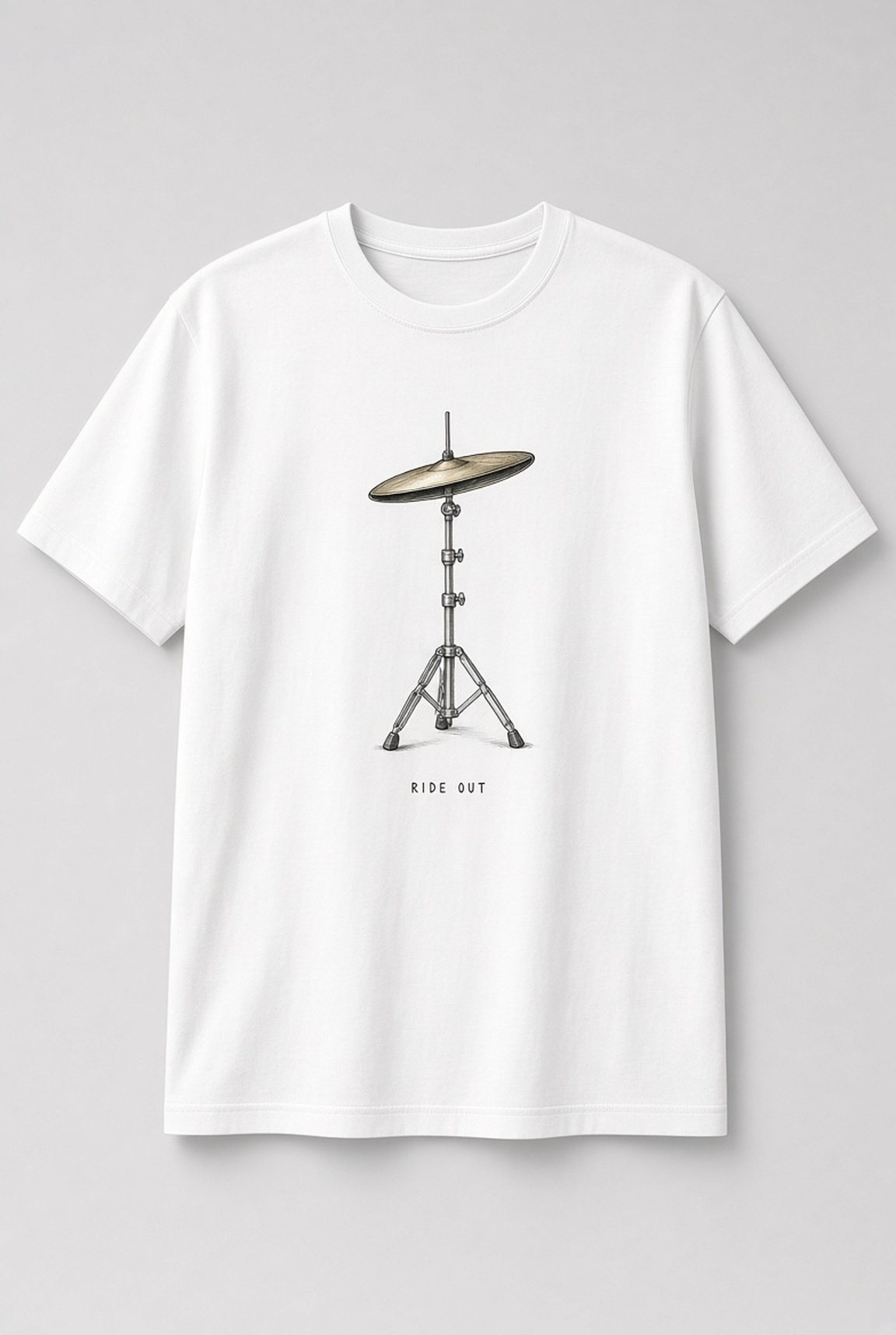 Ride Out Cymbal Stand Unisex T-Shirt - Image 2