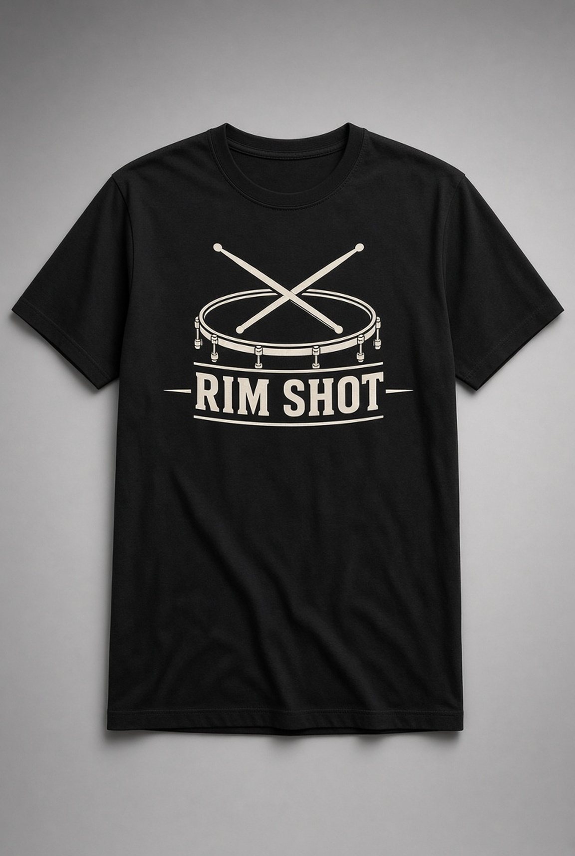 Rim Shot Snare Drum Badge Unisex T-Shirt