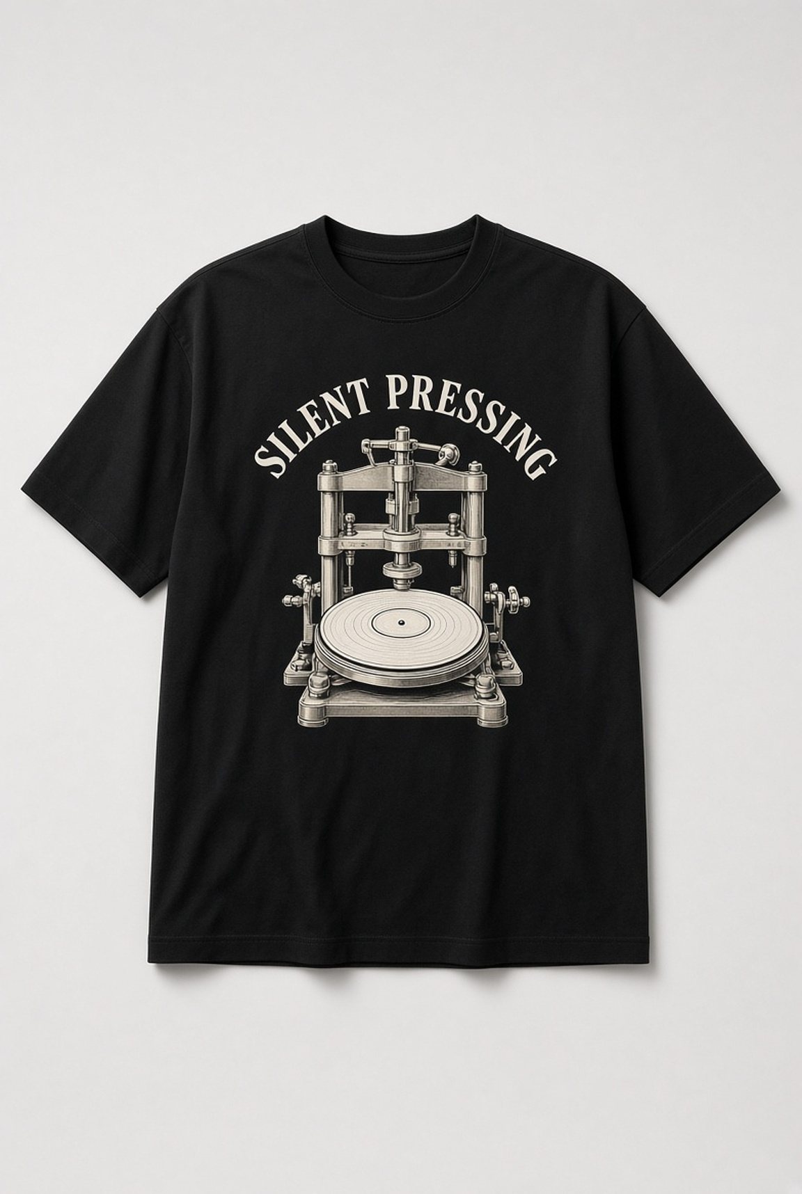 Silent Pressing Record Press Unisex T-Shirt