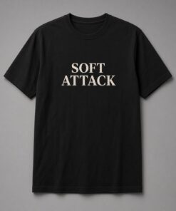 Soft Attack Serif Typography Unisex T-Shirt