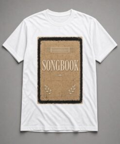 Alternative view of Songbook Vintage Book Cover Unisex T-Shirt