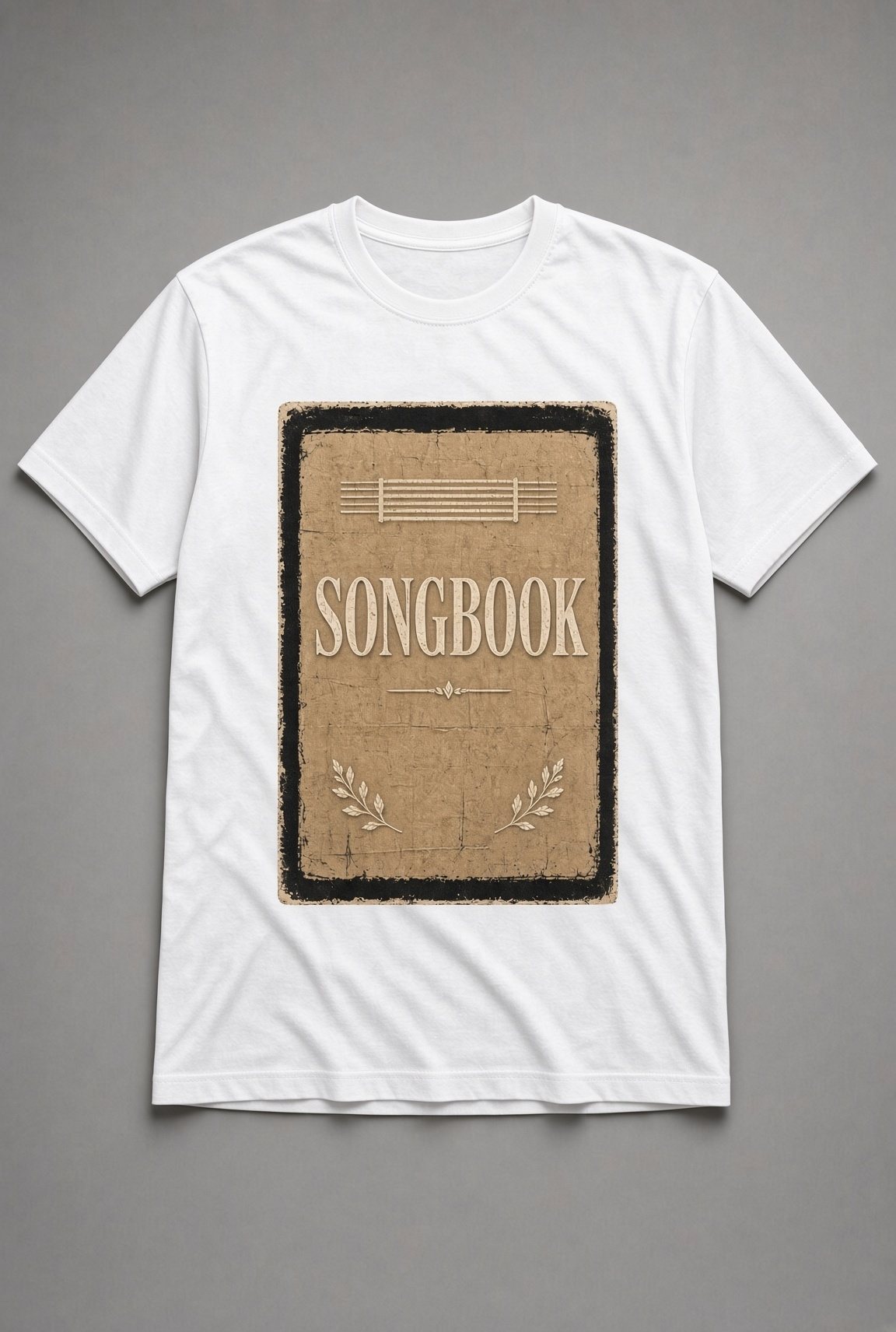 Songbook Vintage Book Cover Unisex T-Shirt - Image 2
